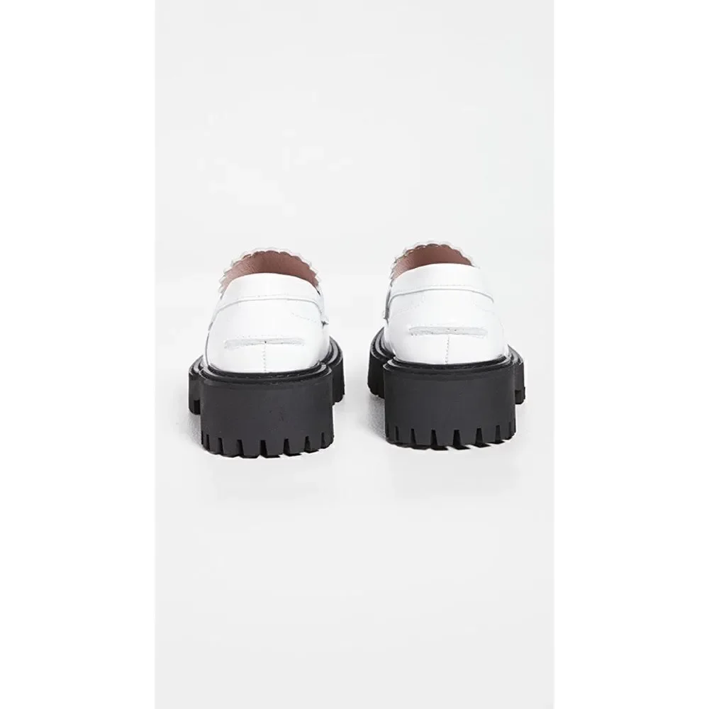 LAST Matter white Leather Loafers EU40